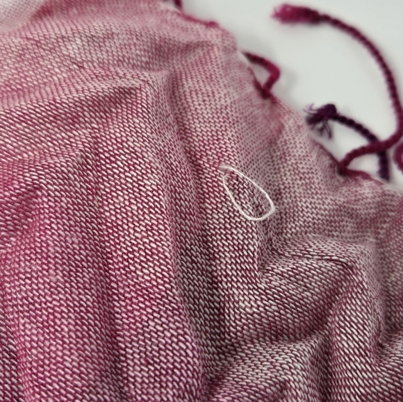 COLDWATER CREEK PINK PURPLE COLORBLOCK CRINKLE OVERSIZE SCARF SHAWL WOMEN OS - Picture 11 of 14